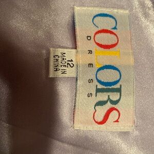 Never worn Periwinkle Iridescent Prom Dess